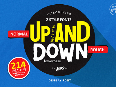 Up and Down - Display Font