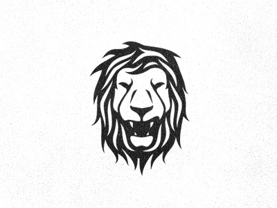 Lion (work in progress) brand cat face growling icon illustration lion logo texture