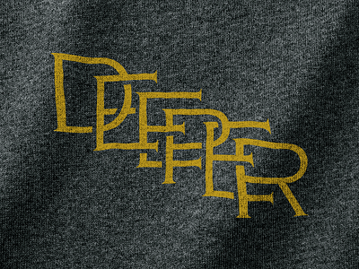 Deeper Shirt Art hipster logo t shirt texture typography vintage