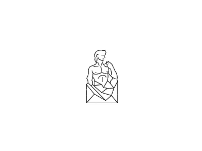 Statue black david grain greek icon italian lines logo pictography rough statue white