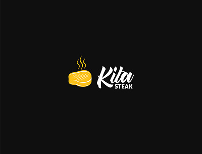 Kita Steak branding design logo minimal