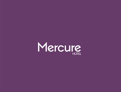 Mercure Hotel branding design logo minimal typography vector
