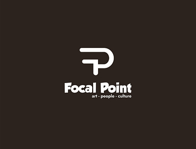 Focal Point branding design logo minimal typography vector