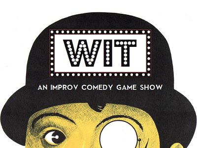 Witty - the WIT logo comedy improv logo wit