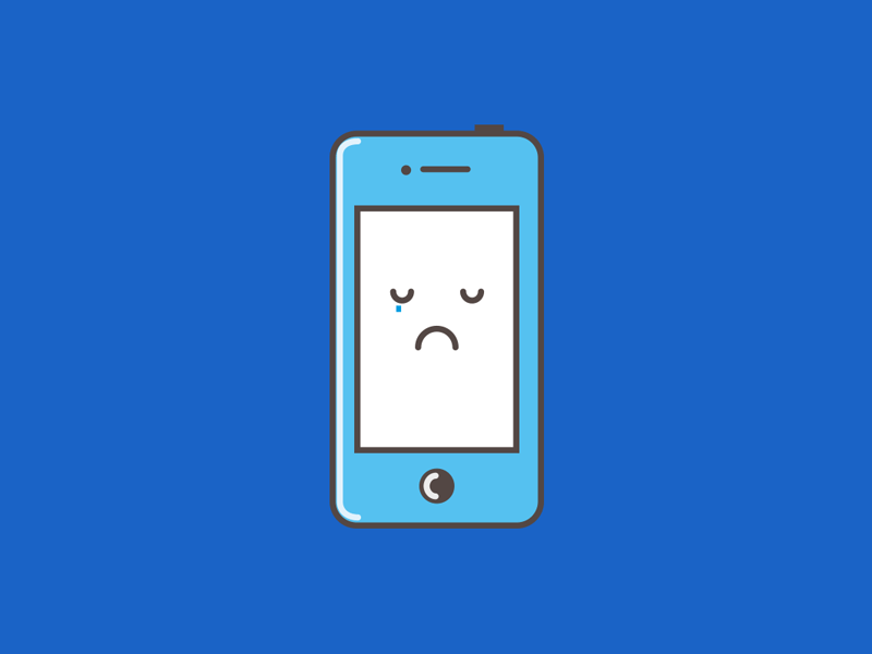 Crying Phone blue crying keyframe phone