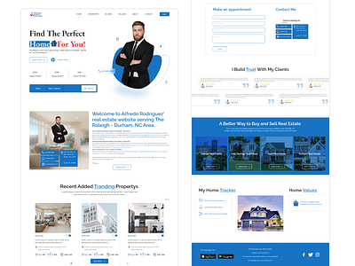 Alfredor Real Estate Website Design