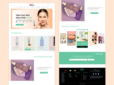 Website design for beauty brand! app beauty app beauty brand beauty salon best travel website branding cosmetics ecommerce website landing page logo makeup nft marketplace portfolio website product real estate ui ux website design website development wordpress