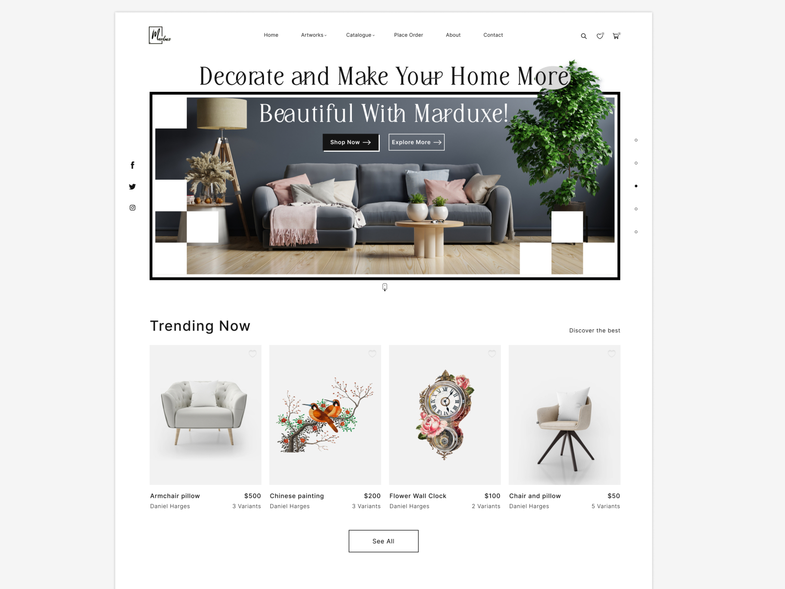 Furniture Showroom Designs, Themes, Templates And Downloadable Graphic ...