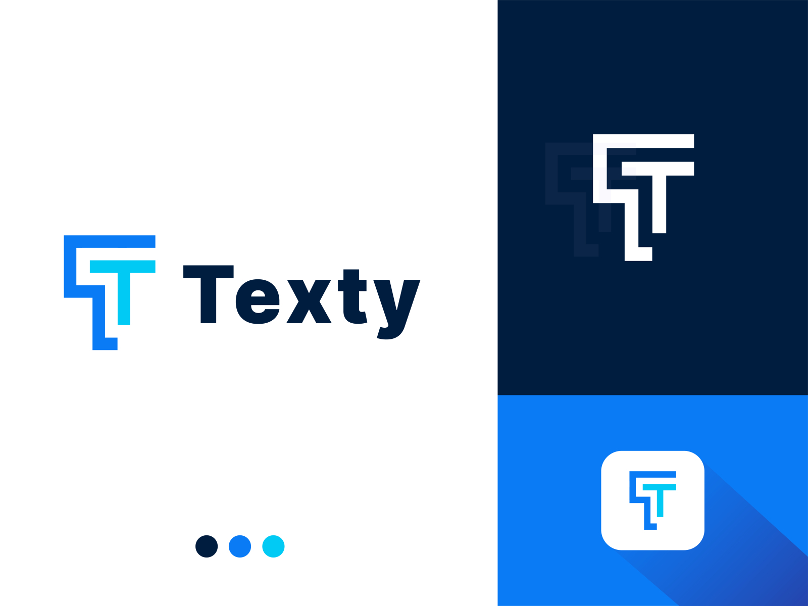 Texty Logo by DesignWindy on Dribbble