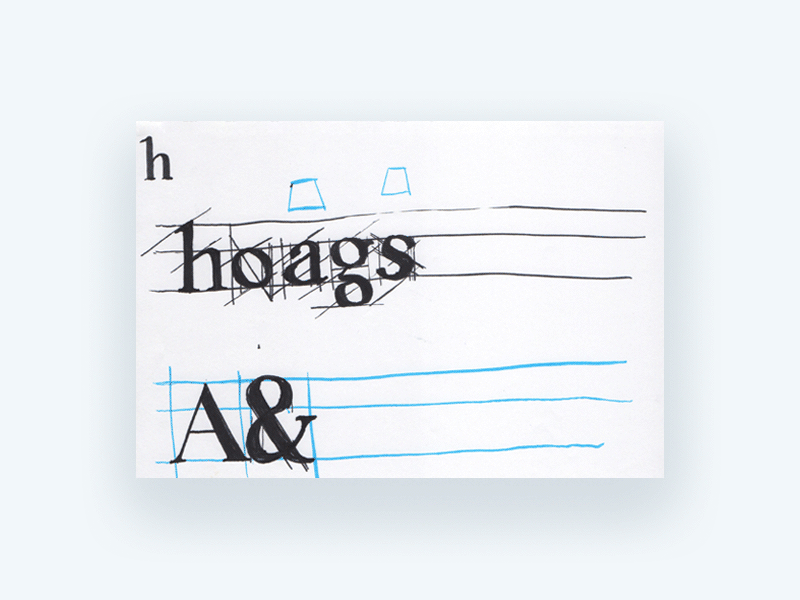Hand Letting Workshop hoagies process raw sketch type typography workshop