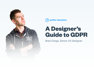 Prolific Blog Post: A Designer's Guide to GDPR