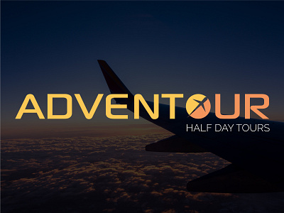 Our half day tour adventure adventure time adventures identitydesign illustrator logodesign logotype modern travel travel agency traveling travellogo