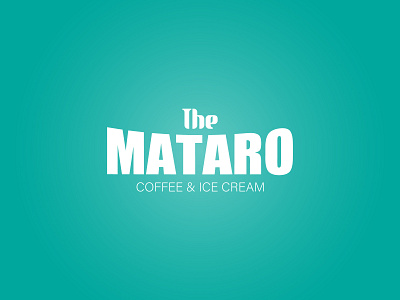 MATARO branding branding and identity clean coffe coffeeshop concept copyright creative design ice cream icecream illustrator lettering logo logotype minimalist minimalist logo modern modern logo simple