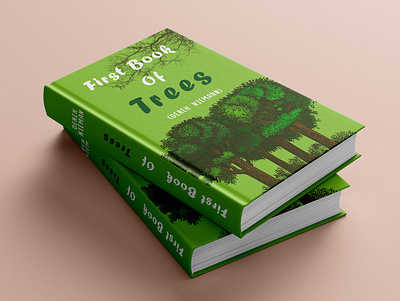 1st book of trees adobe illustrator adobe photoshop book cover design