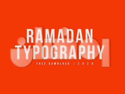 Ramadan Typography | free download