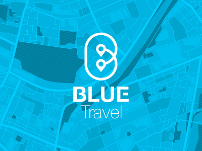Blue Travel b letter b letter logo band blue branding design illustrator logo logo design logodesign logoinspiration map pin pinterest tour tourism travel typography vector