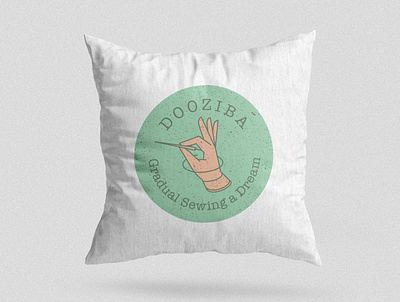 DOOZIBA brand brand identity branding design gradual hand handmade handmade logo illustration illustrator logo logo design logodesign logoinspiration logolounge logolove logomaker logos sewing vector