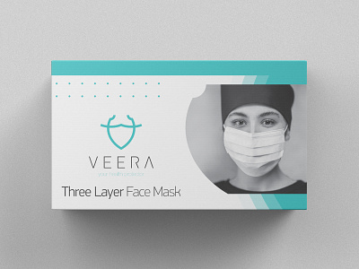 VEERA Masks Packaging Design | 2020 box box design brand brand design brand identity branding design health health care healthy logodesign logoinspiration logolove logomaker mask masks package package design packaging packaging design