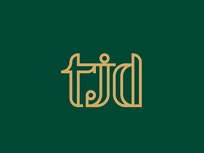 TJD Tabrizi Jewelry Designer brand brand identity branding designer gold green illustrator jewelry logo logo design logodesign logoinspiration logolearn logolounge logolove logomaker logotype monogram monotype royal