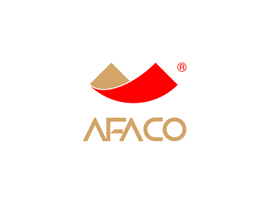 AFA Co. Logo Design | 2019 brand branding gold logo logo logo design logodesign logoinspiration logolearn logologo logolove logomaker logotype mountain mountain logo red logo ticket