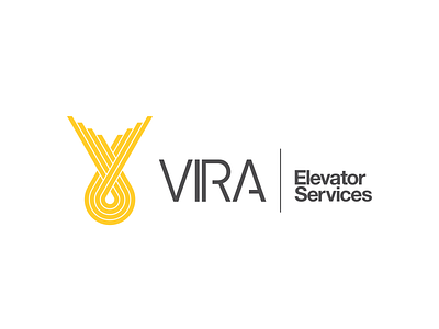 VIRA Logo Design | 2020 brand brand identity branding design elevator fly logo logo logo design logodesign logoinspiration logolearn logolounge logolove logomaker v letter v letter logo v logo wings wings logo yellow logo