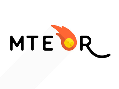 Meteor company design logo meteor meteorite meteors star