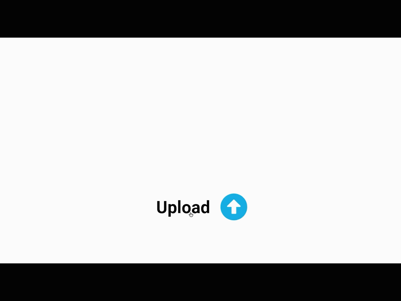 Simple Upload Transition animation icon ui ux website