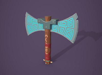 axe 3d modeling 3d visualization art direction autodesk maya autodeskmaya axe design digital art game game ready illustration lowpoly render substance painter