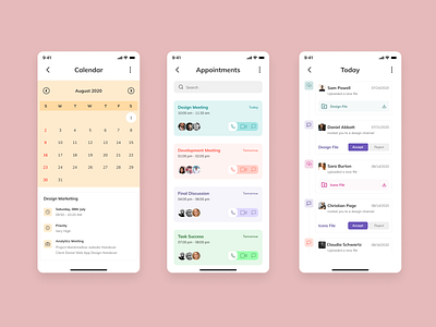 Task App UI Design appointment booking calendar app calender debut design design app design art mobile design ui ux ui design ui inspiration ui interaction ui interface