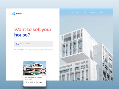 Property Website Landing Page branding design design art landing page property ui ui design uiux user experience user interface uxdesign website