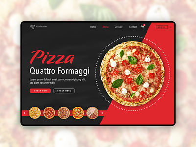 Pizza Delivery landing Page coder coders css daily ui delivery developer graphic design html interface landing page pizza ui ui ux user experience user inteface ux visiva web design website