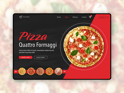 Pizza Delivery landing Page