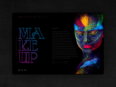 Makeup Website Design