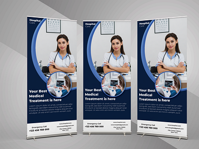 Hospital Roll-Up Banner