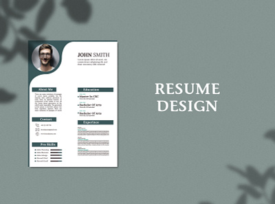 CV Design branding brochure design corporate flyer design flat flyer design graphic design graphicdesign logo resume cv resume design trendy typography