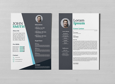 Resume Design corporate cv design design flat flyer design graphic design professional cv resume cv resume design resume template trending trendy