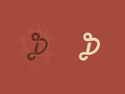 JP Design collaboration flat infinite jp logo loop monogram shading shadow