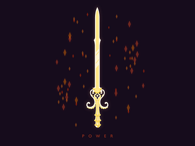 Power flat ganon illustration logo mark shadows sword zelda