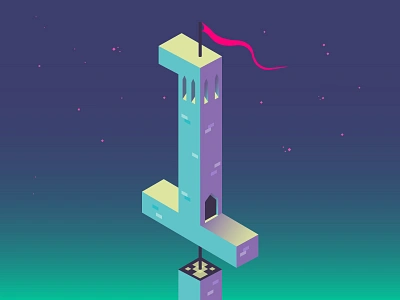 Dribbble Invite aurora castle dribbble invite dribble invite invite monument valley night number one type