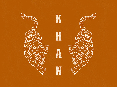 Tiger King branding design hand drawn illustration king lines logo mark tiger typography