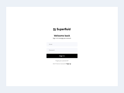 Super fluid login Freebies bootstrap clean clean ui dashboard ui figma design form design freebies login design login form login page login screen minimal sketch uidesign user experience user interface design userinterface website design