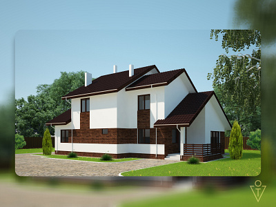 Personal house (3D) 3d 3d modeling 3dsmax architecture art building design house render