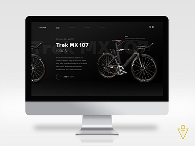 Landing page Bike art branding design landing landing page ui ui design ux web design website website design