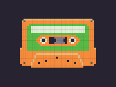 bitmap analog 80s analog arcade audio bitmap cassette floppy gameboy music pacman pixel retro