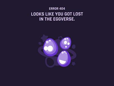 404 404 404 page browse dark darkish design egg eggs ento error error404 food funny joke purple purplish space universe web website