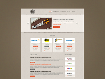 Coupon Site Template