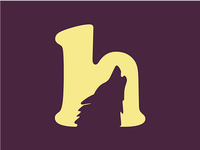 Howl Logo animal logo app chat app flat icon illustration logo logo design minimal minimal logo texting app vector wolf logo
