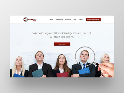 SearchPath Arabia Recruitment Website beirut homepage lebanon recruitment agency web design website website design