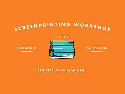 AIGA DC Screen Printing Workshop