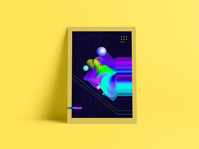 Experimental gradients brand experimental gradients mockup poster wip